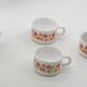 Service tasses à café ARCOPAL France, SCANIA, vintage, fleurs