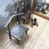 Pair of Ivory Coast chairs 50s