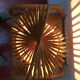 Vintage rattan lamp