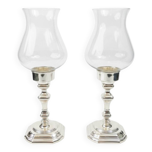 Paire de lampes à bougie