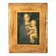 Icône italienne en bois doré