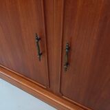 Vintage teak storage bookcase from the 60s