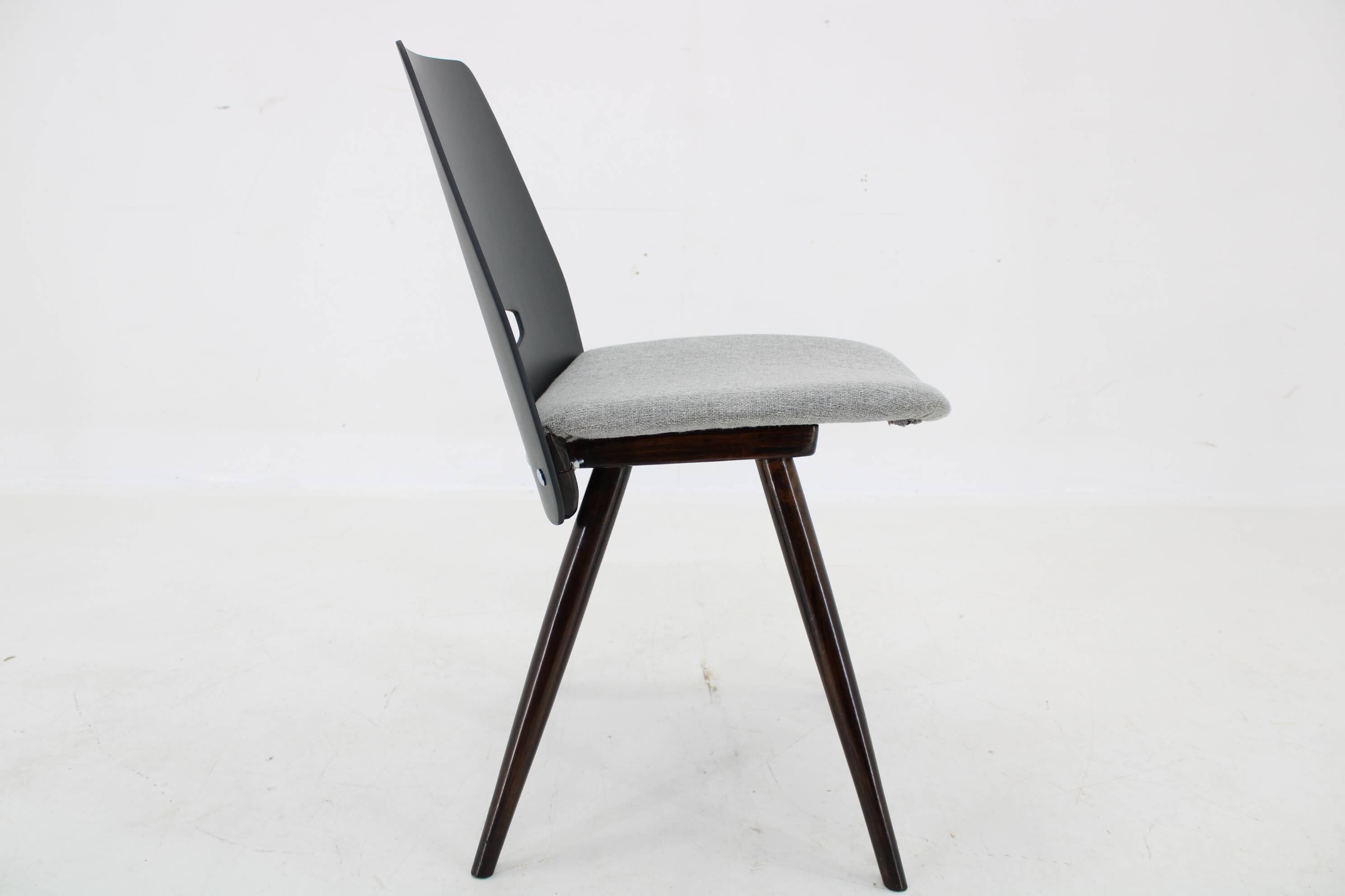 1960s Set of Four Dining Chairs by Tatra, Czechoslovakia