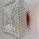 Glass design wall or ceiling lamp, flush mount, 1970s / up to 5 pieces