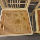 Set of 6 cane chairs