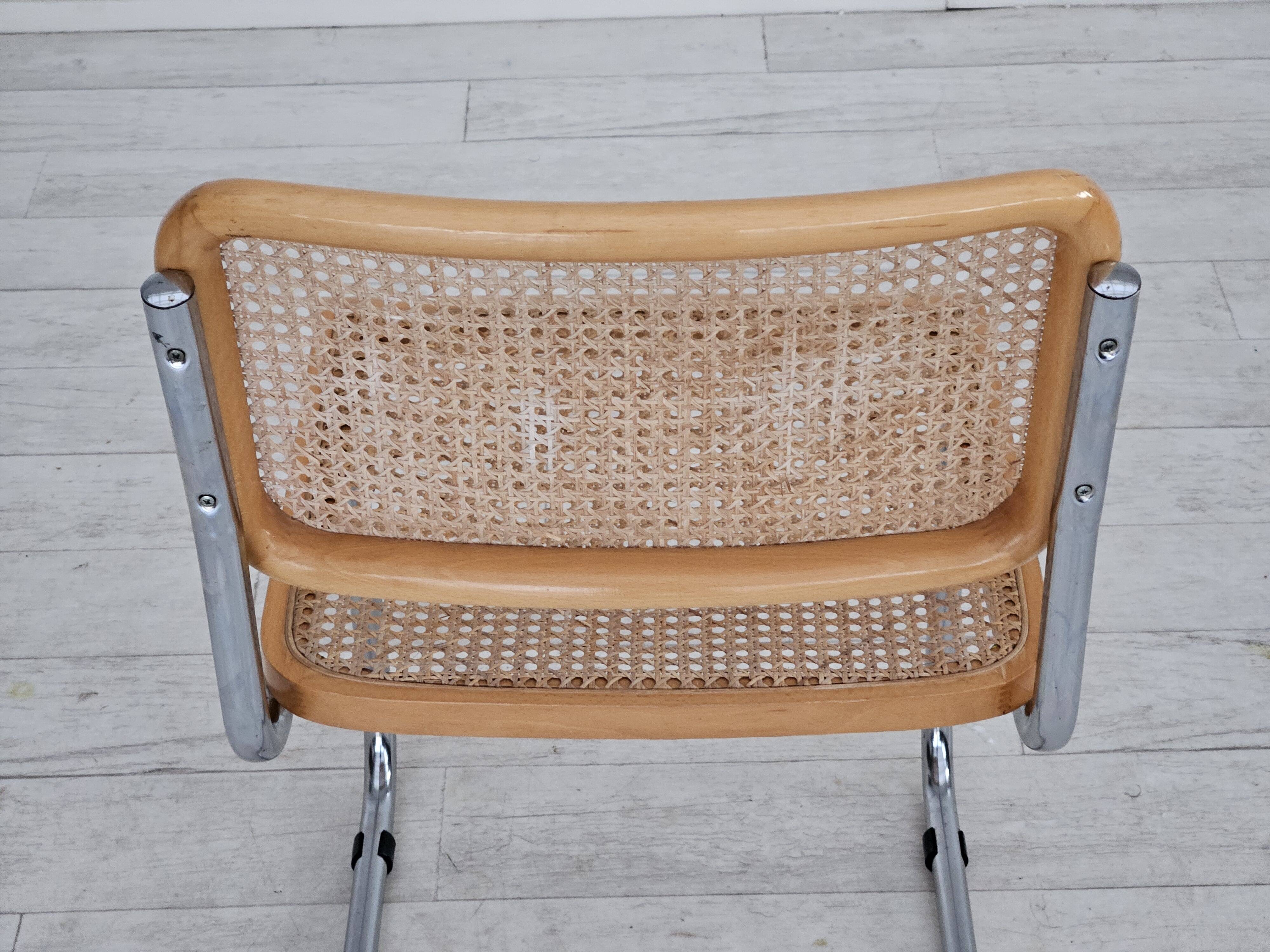 1980s, Italian design, set of 8 chairs, original good condition.