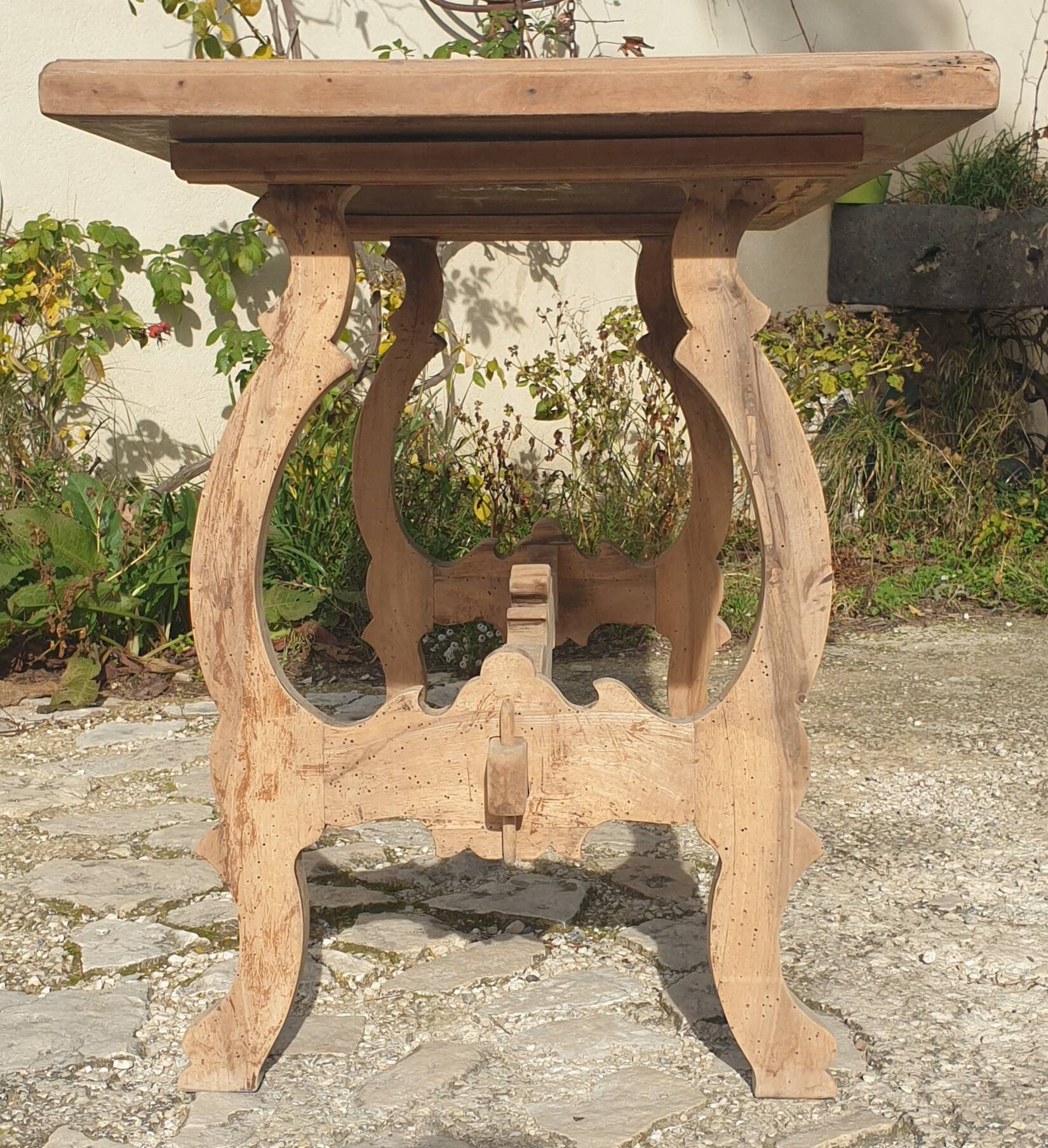 Table Espagnole en bois naturel 178 cm de long