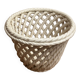 Vintage woven ceramic cache-pot