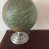 World map globe Earth vintage
