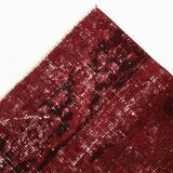 3x11 Shade Of Wine Red Handmade Turkish Vintage Runner Rug