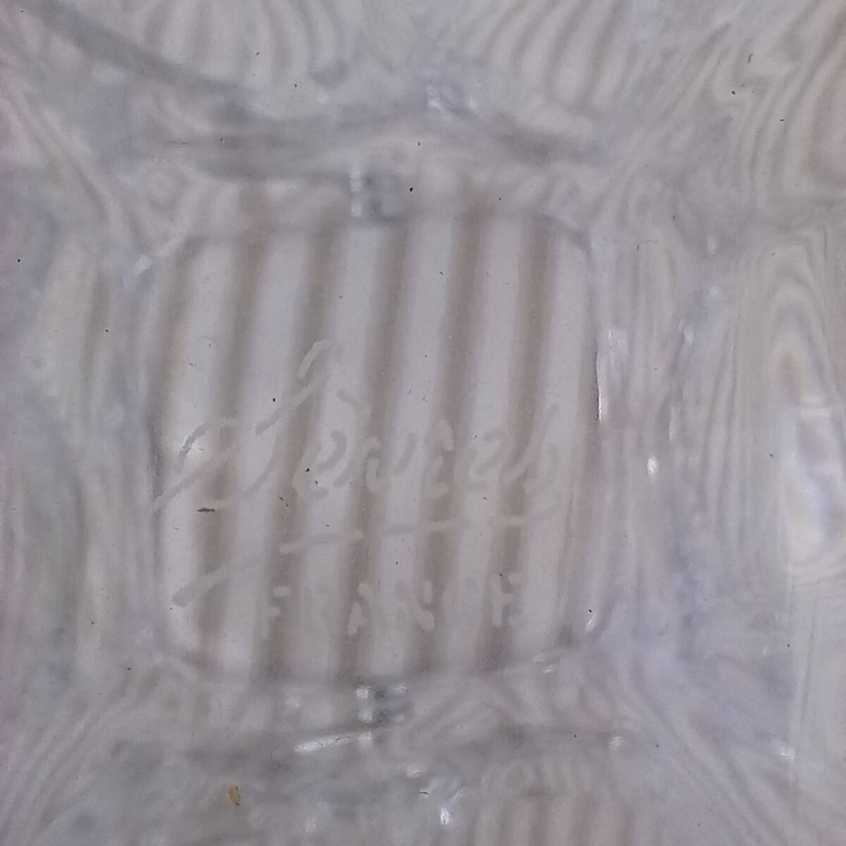 Ice bucket and 2 vintage whisky glasses in Sèvres crystal