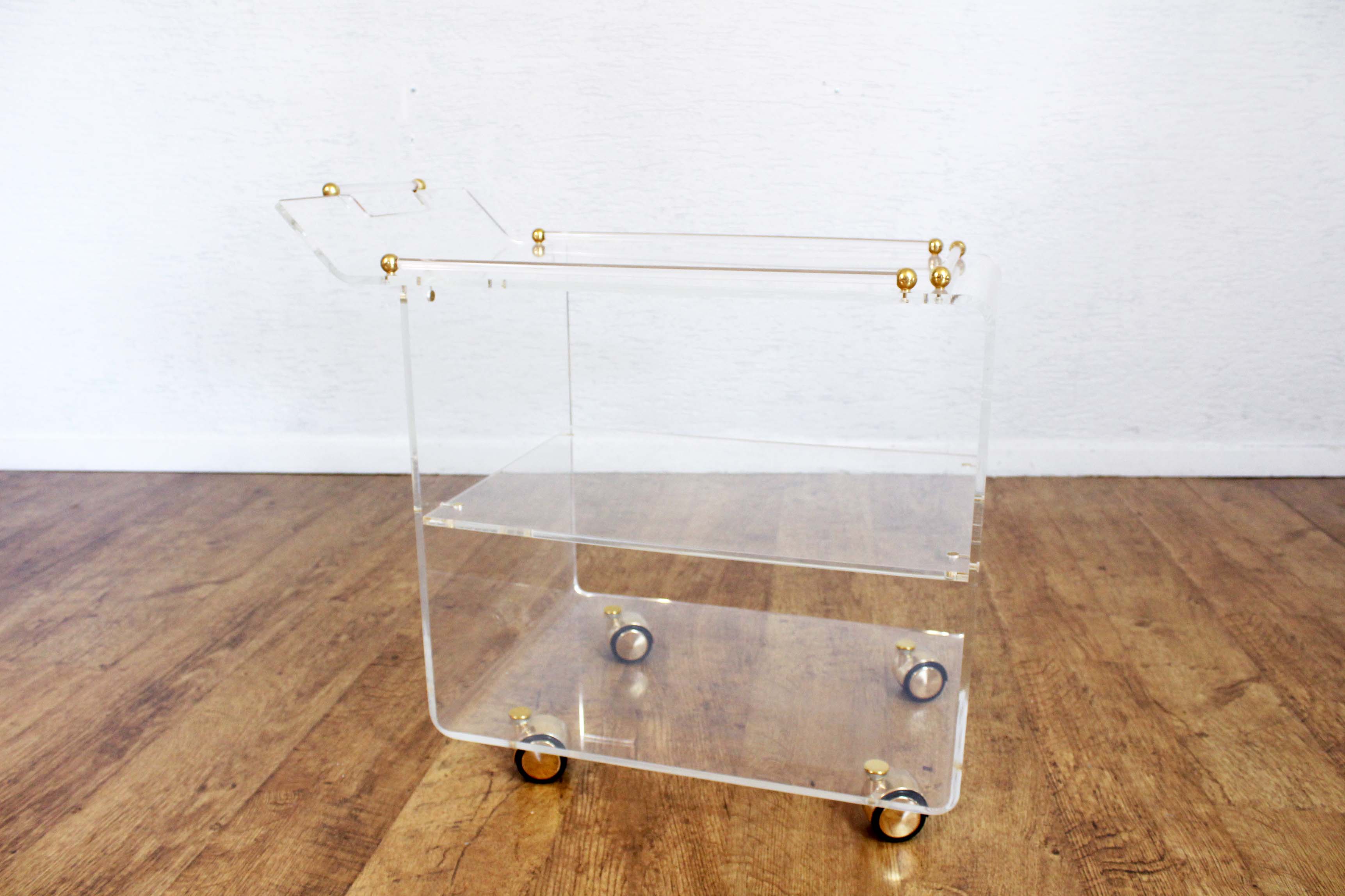 Serving Plexiglas and brass years 70/80