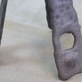 Vintage brutalist floor candlestick