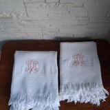 Monogram towels