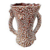 Vintage glazed ceramic vase - Fat Lava