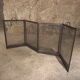 Brass foldable fireshield