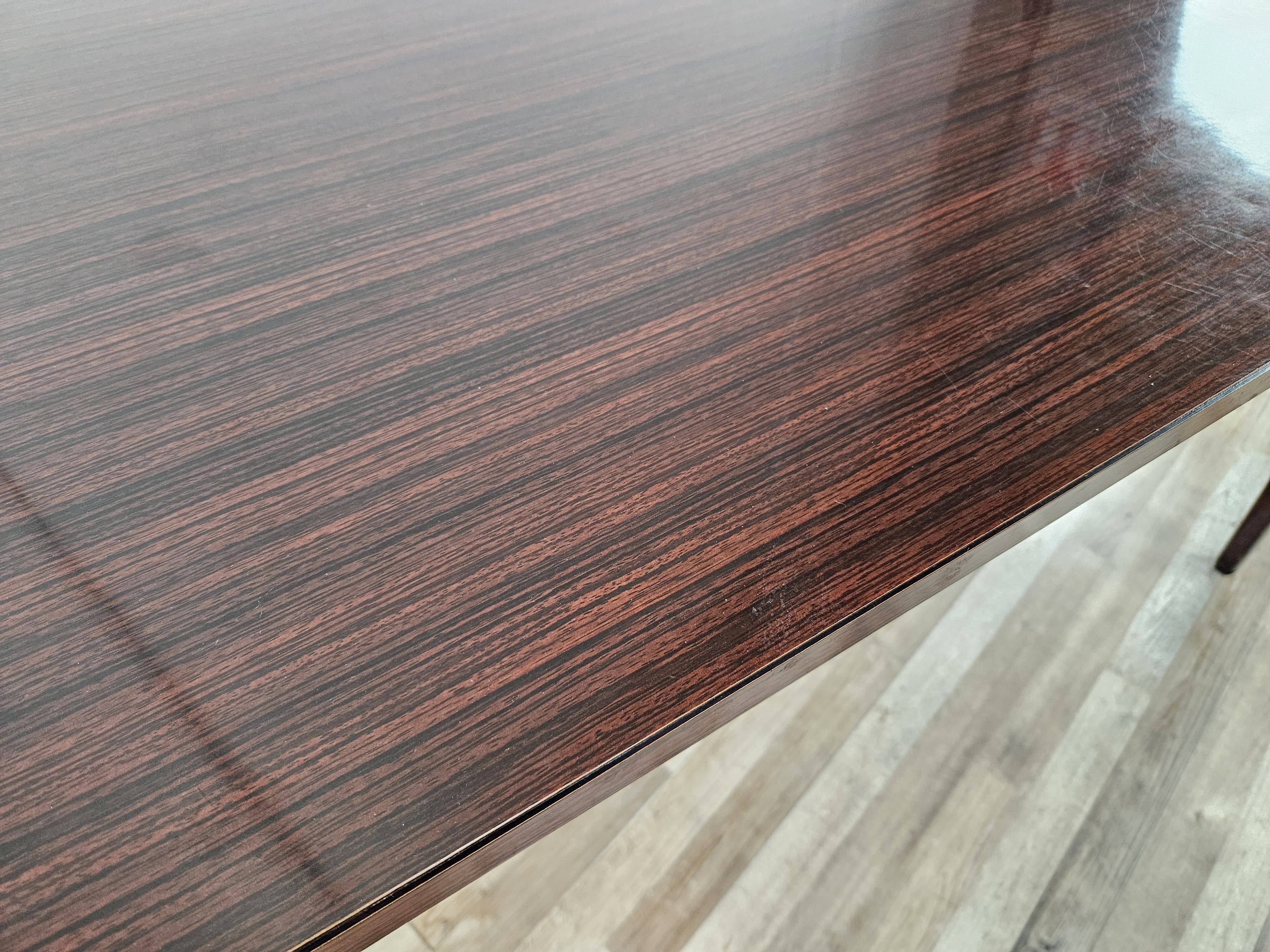Mid Century table in rosewood laminate