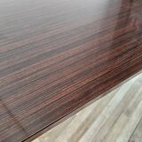 Table Mid Century en stratifié palissandre