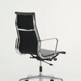 Vitra - Charles Eames, Ray Eames - Chaise de bureau - EA119 - Aluminium, Cuir