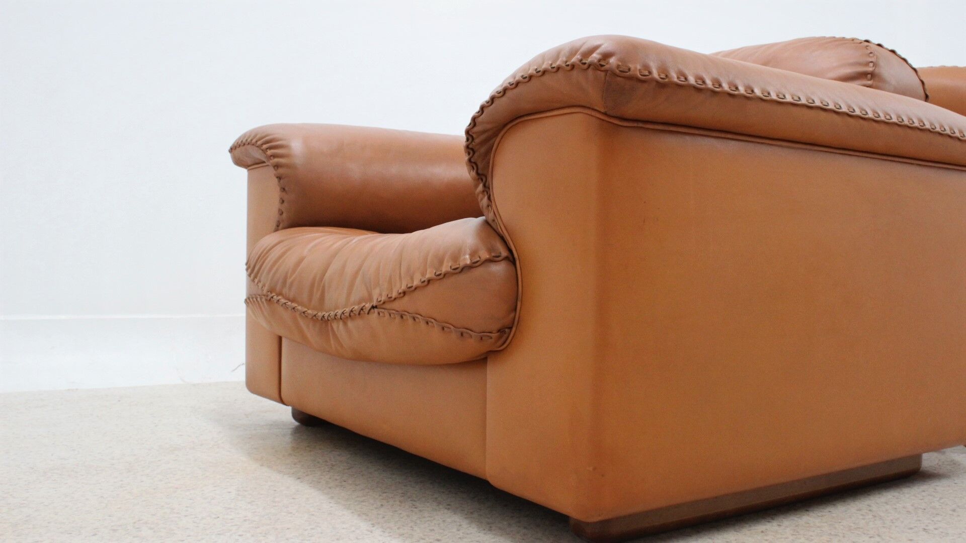 De Sede "DS 101" leather armchairs 1970s