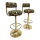 Swedish vintage design Borje Johanson Cobra barstools Pierre Frey