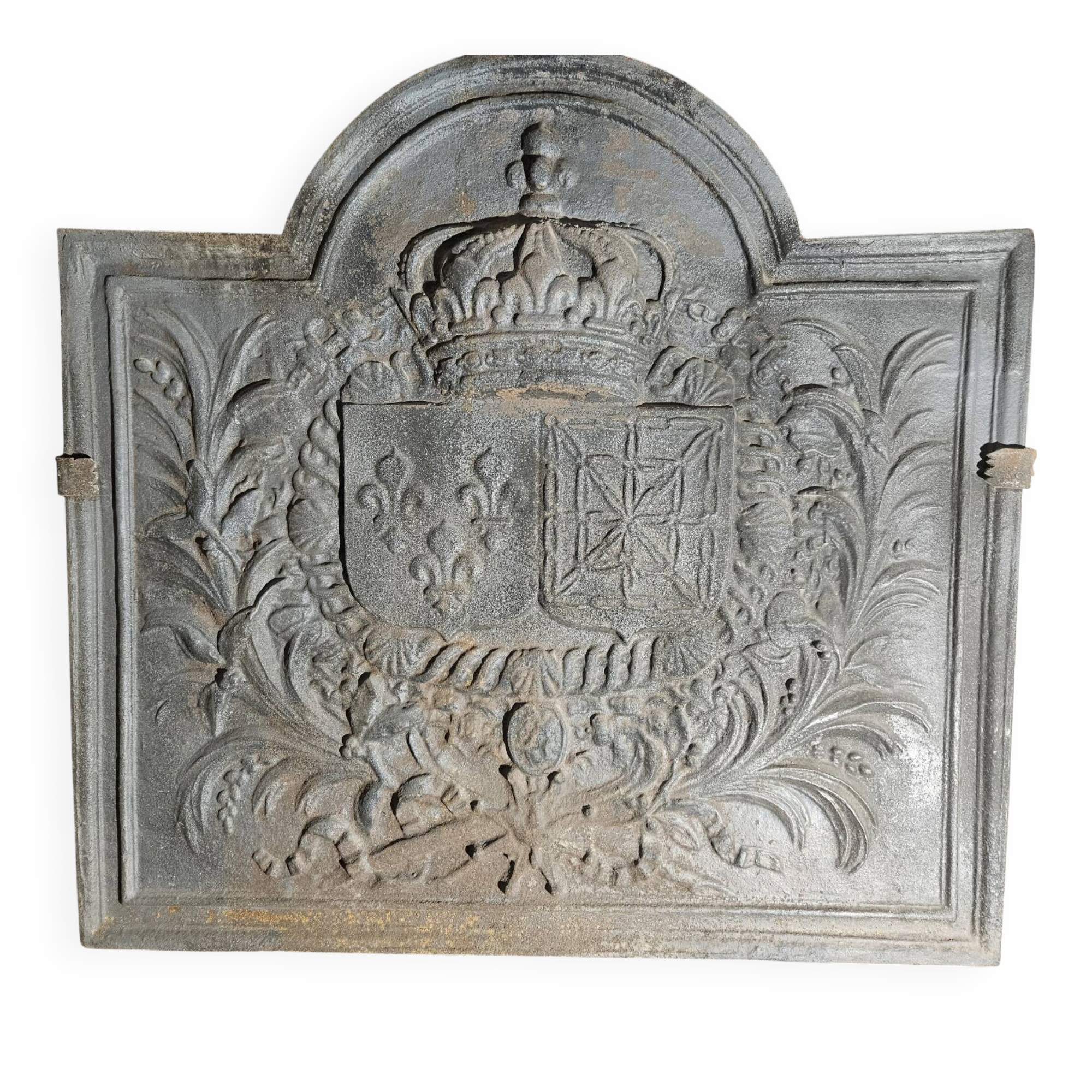 Plaque fond de cheminée