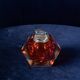 Faceted Murano Sommerso Glass Table Lighter by Alessandro Mandruzzato Italy 1970