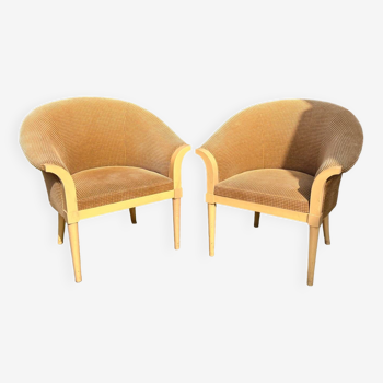 Pair of Rosello Paris armchairs