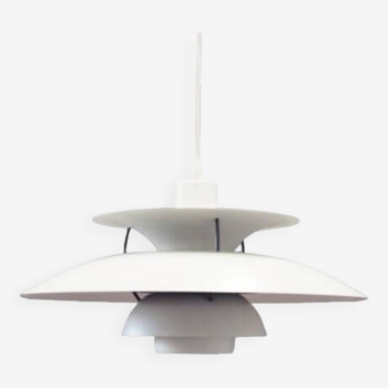 Lampe à suspension, design danois, années 1970, fabricant : Louis Poulsen