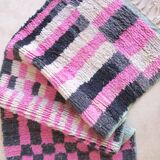 Pink Runner Rug - 354 x 83 cm