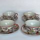 4 tasses à  thé en porcelaine de Chine