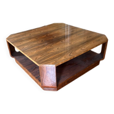 Table basse en bois exotique