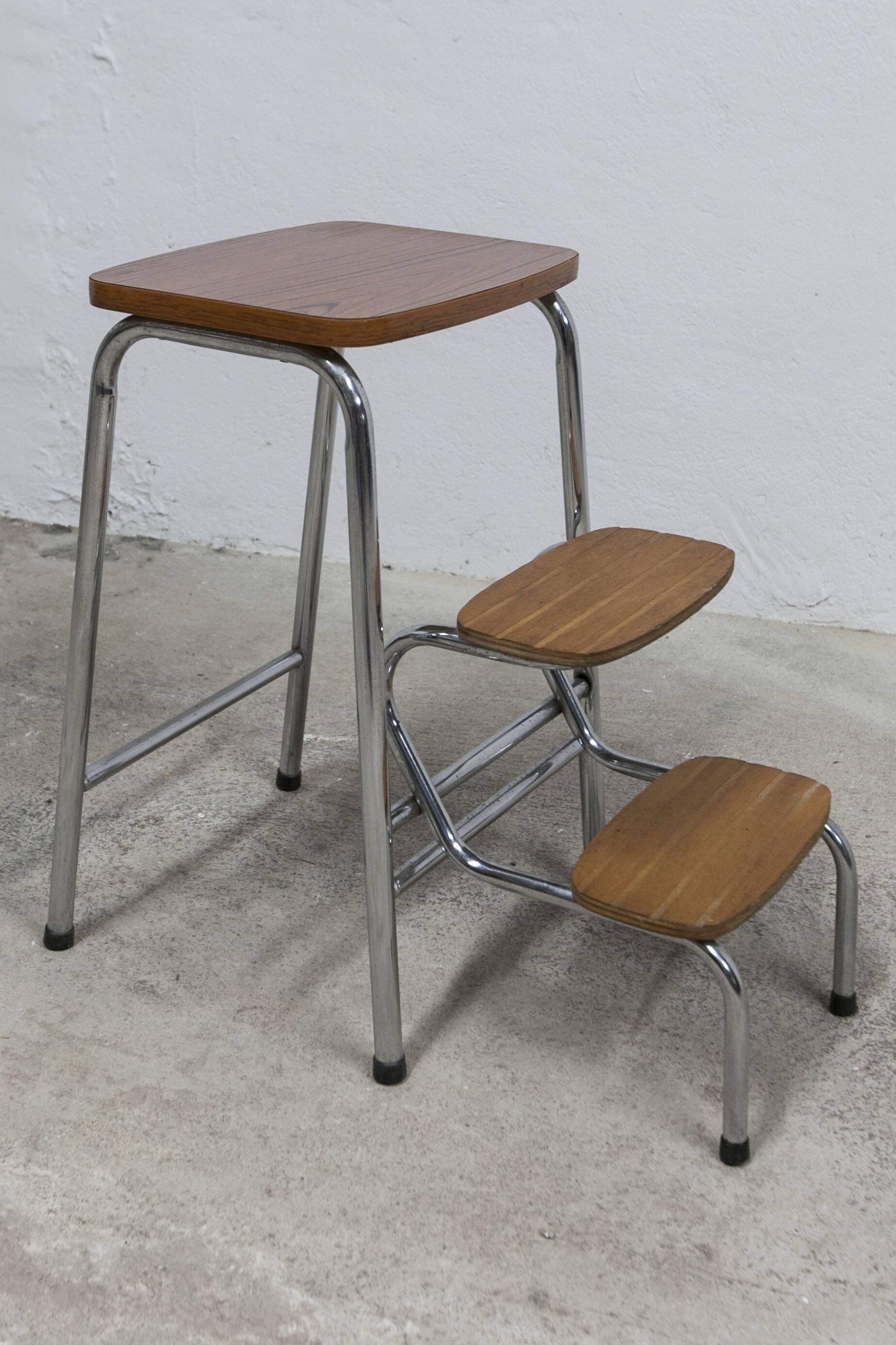 Formica 3-step step stool 1970