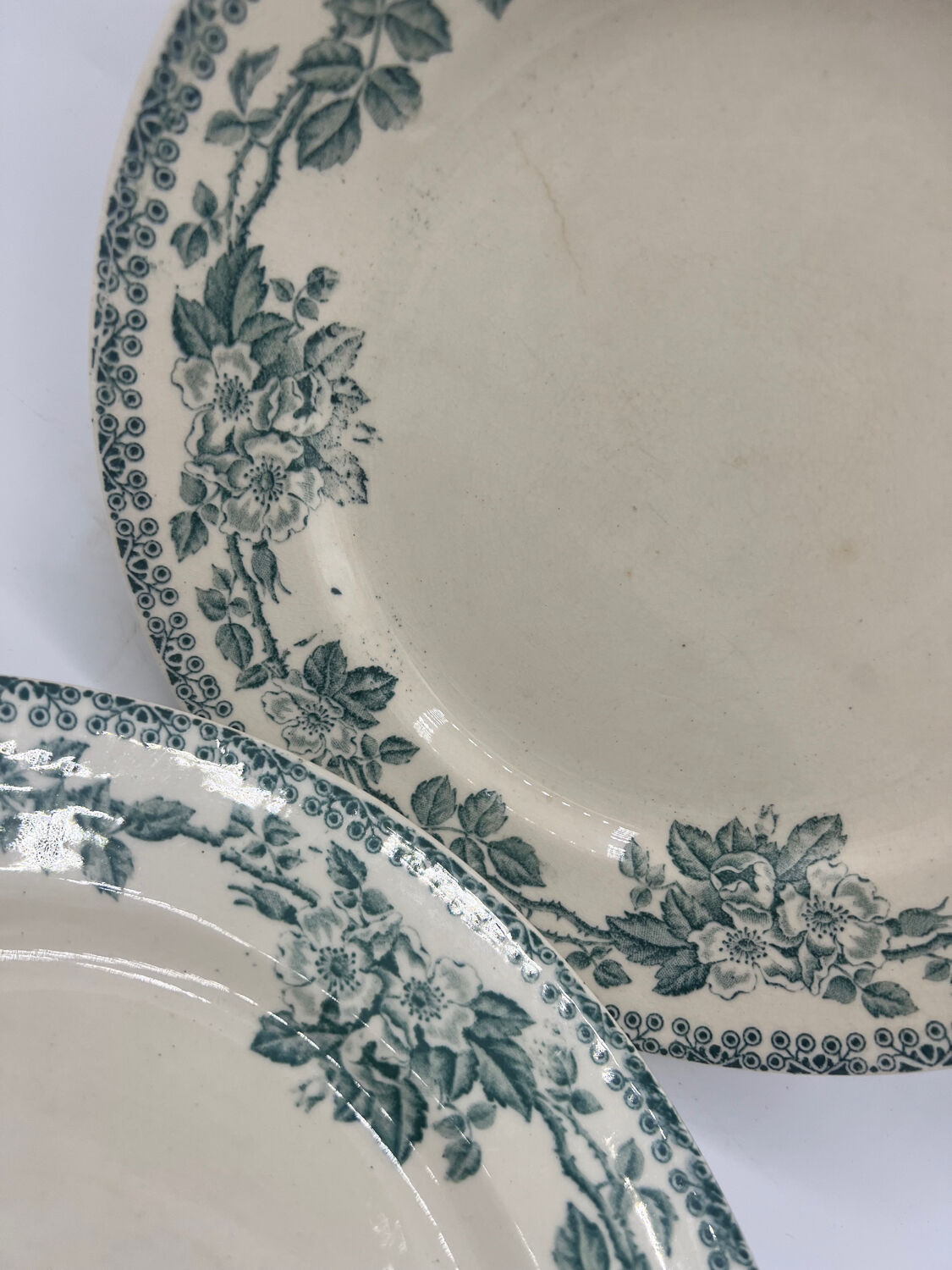 Set of plates Terre de fer