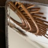 Vintage triptych barber mirror 24x59cm