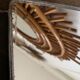 Vintage triptych barber mirror 24x59cm