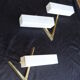 Pair of home wall light Arlus Bronze and opaline
