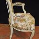 Fauteuil bergère style louis XV