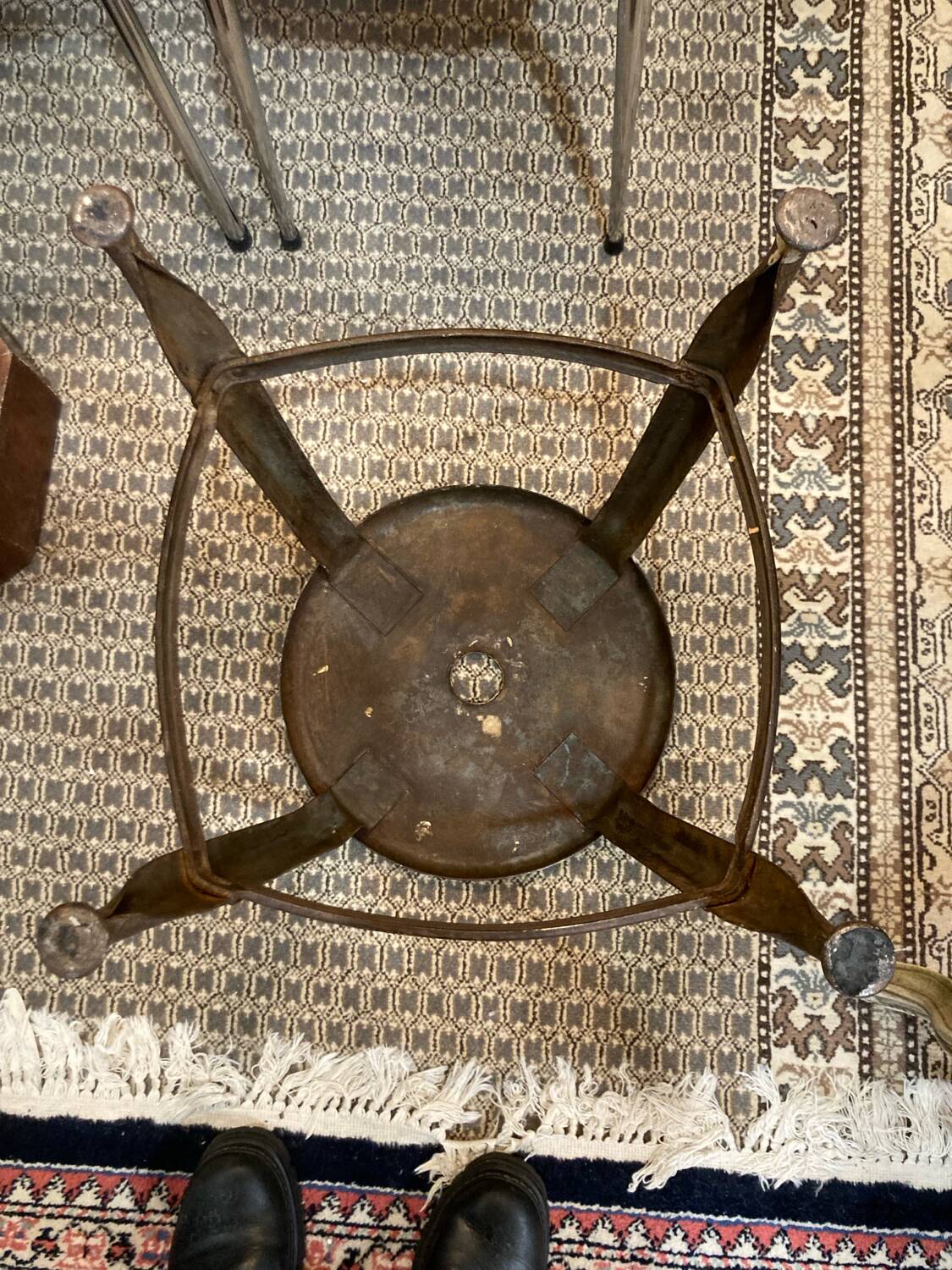 Tabouret d’atelier métallique Nicolle