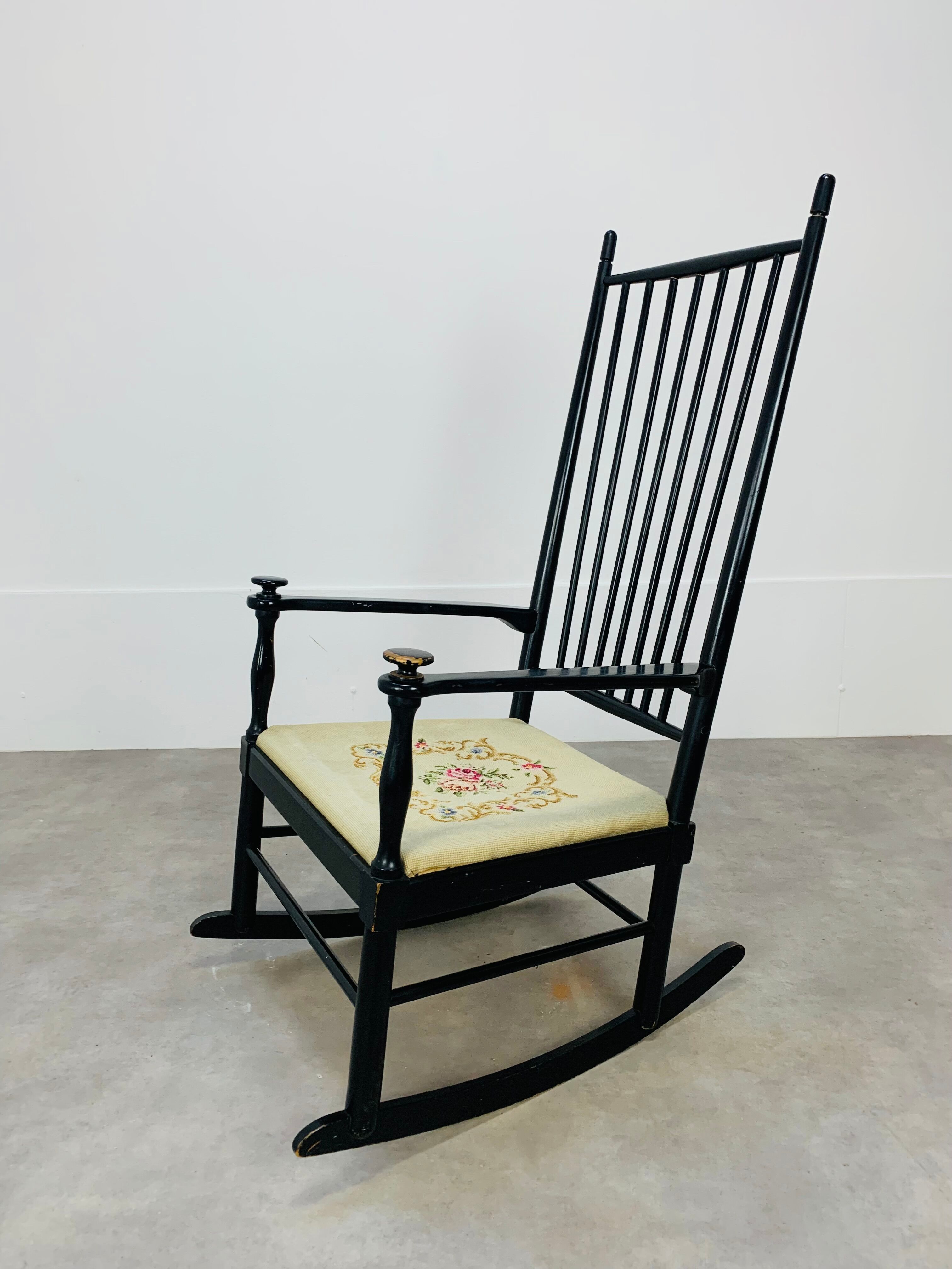 Rocking chair art and craft vintage