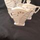 Art deco style coffee service 1 coffee maker, 1 milk jug, and 1 sugar bowl