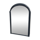 Grand miroir Art-Déco noir biseauté