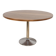 Mid-Century Round Walnut Dining Table, Denmark, 1970s