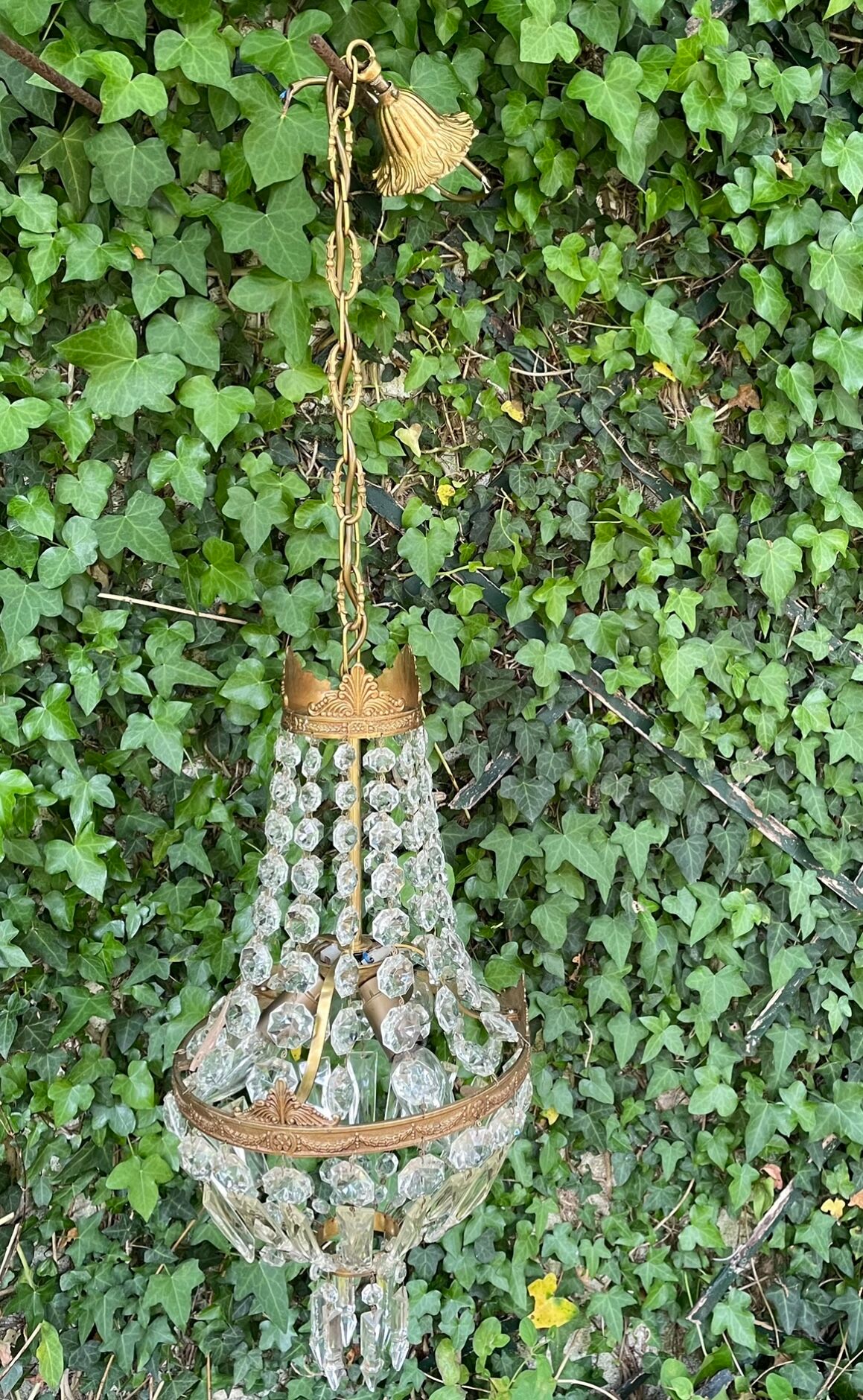 Chandelier pampilles D24
