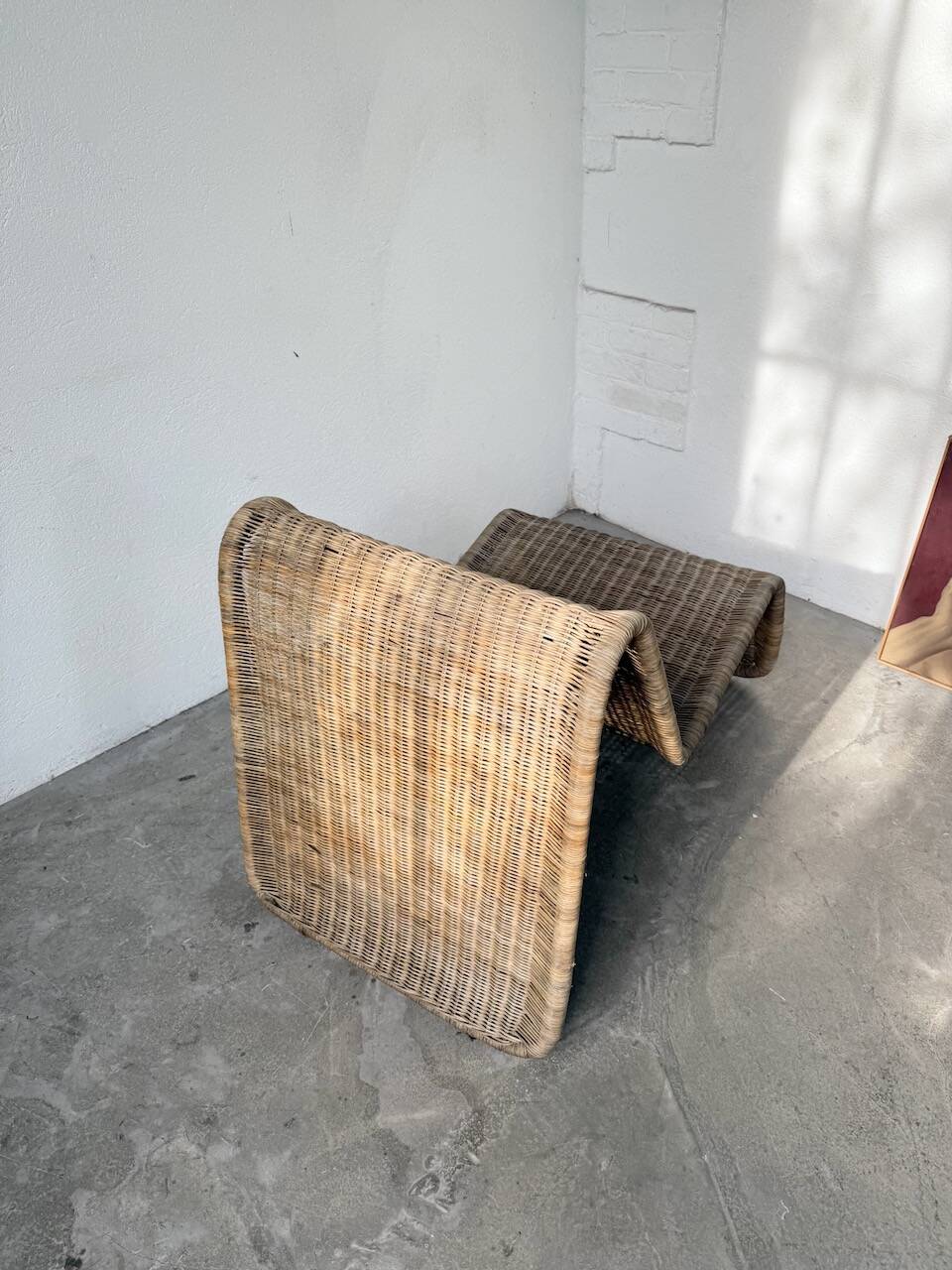 Hestra woven wicker armchair by Ikea 1982