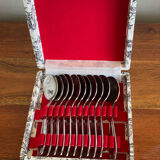 11 small ice spoons in their box