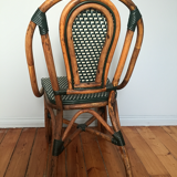 Paris bistro chair in rattan