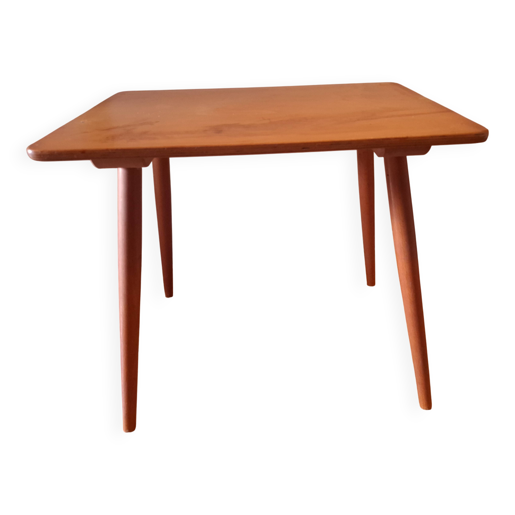 Side table with tapered legs