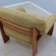 Mobil Girgi walnut wood armchairs 1970s, set of 2