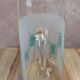 Vintage glass pitcher from the 1950s – geometric design
